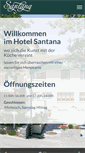 Mobile Screenshot of hotel-santana.ch